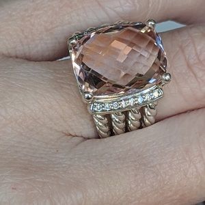 David Yurman Wheaton Morganite Ring